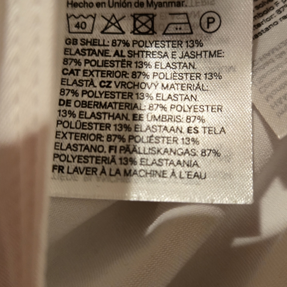 🌃NWT H&M White Long Sleeve Bodysuit - Picture 5 of 5